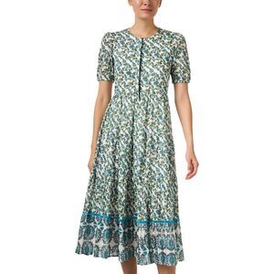Ro's Garden Womens Daphne Maxi Dress, Blue